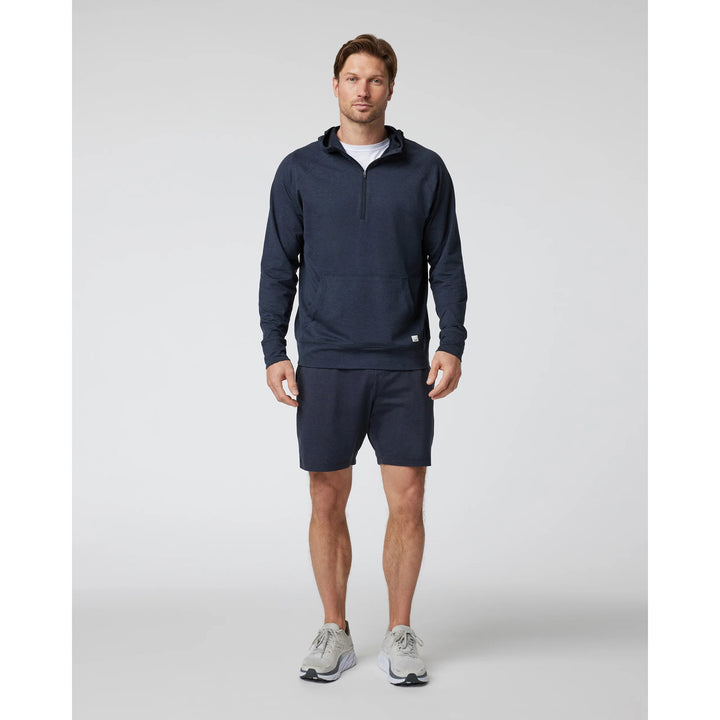 Vuori Ponto Performance 1/2 Zip Hoodie - Men's Midnight Heather
