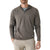 Vuori Ponto Performance 1/2 Zip Hoodie - Men's Warm Grey Heather