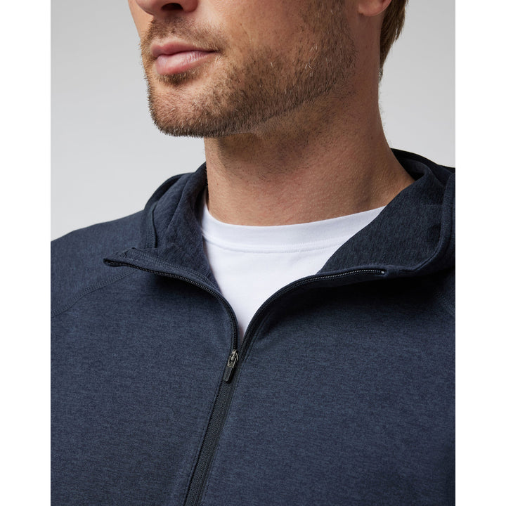 Vuori Ponto Performance 1/2 Zip Hoodie - Men's Midnight Heather
