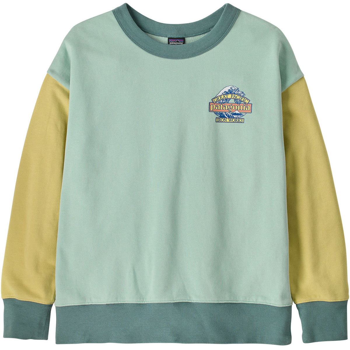 Patagonia Crew Sweatshirt - Kids' Great Waves: Thin Ice