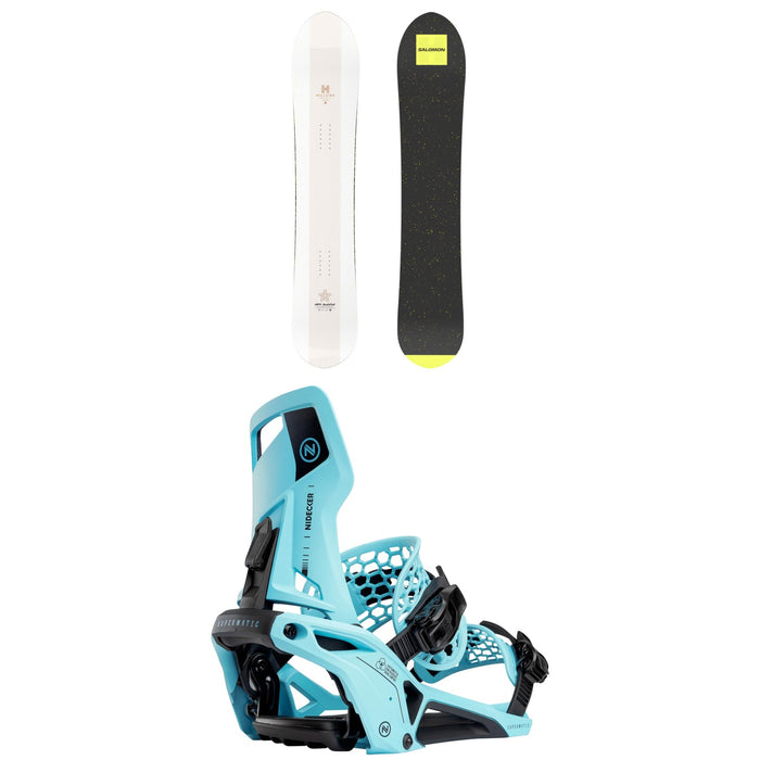 Salomon HPS - Sickstick Snowboard + Nidecker Supermatic Snowboard Bindings 2025