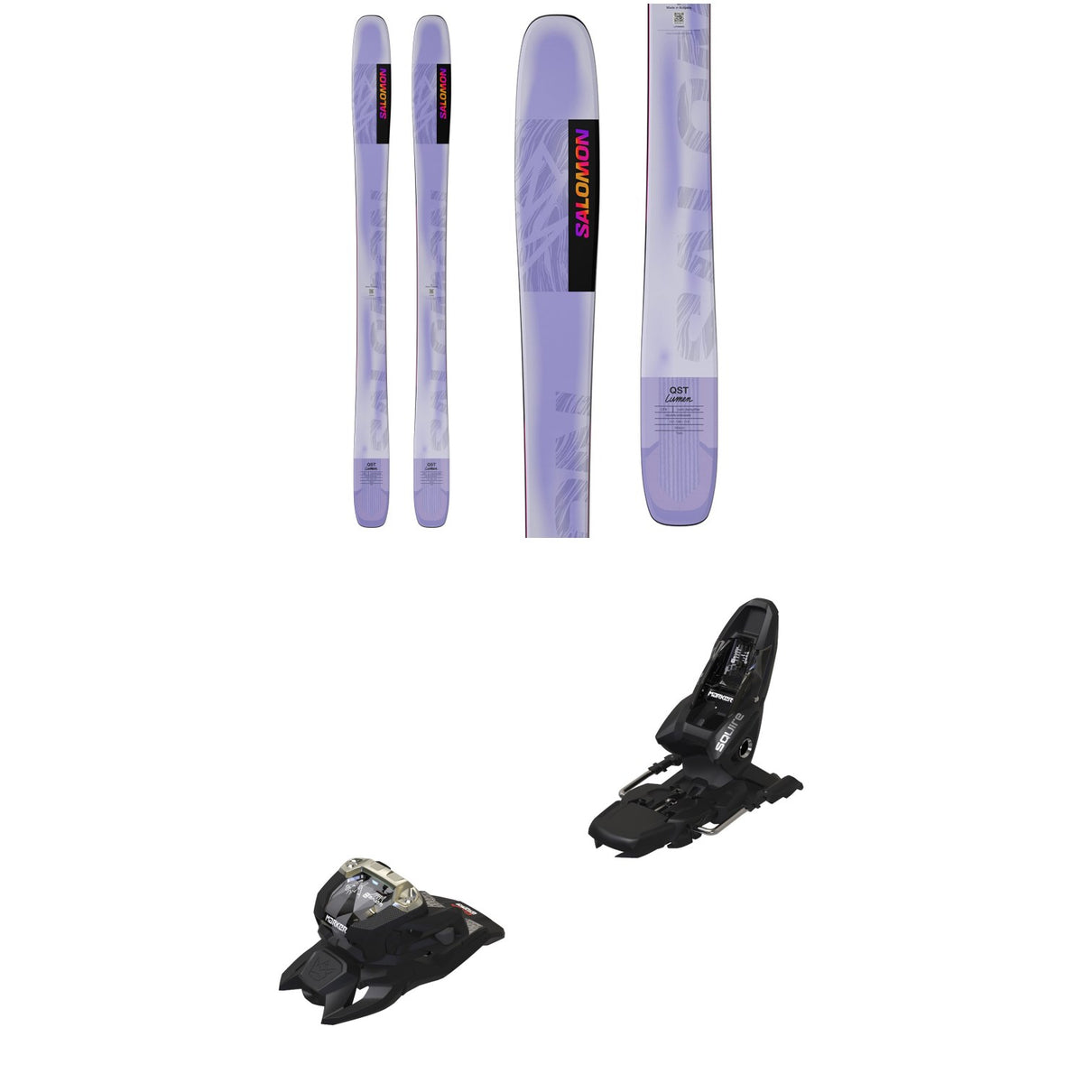 Salomon QST Lumen 98 Skis - Women's + Marker Squire 11 Ski Bindings 2025
