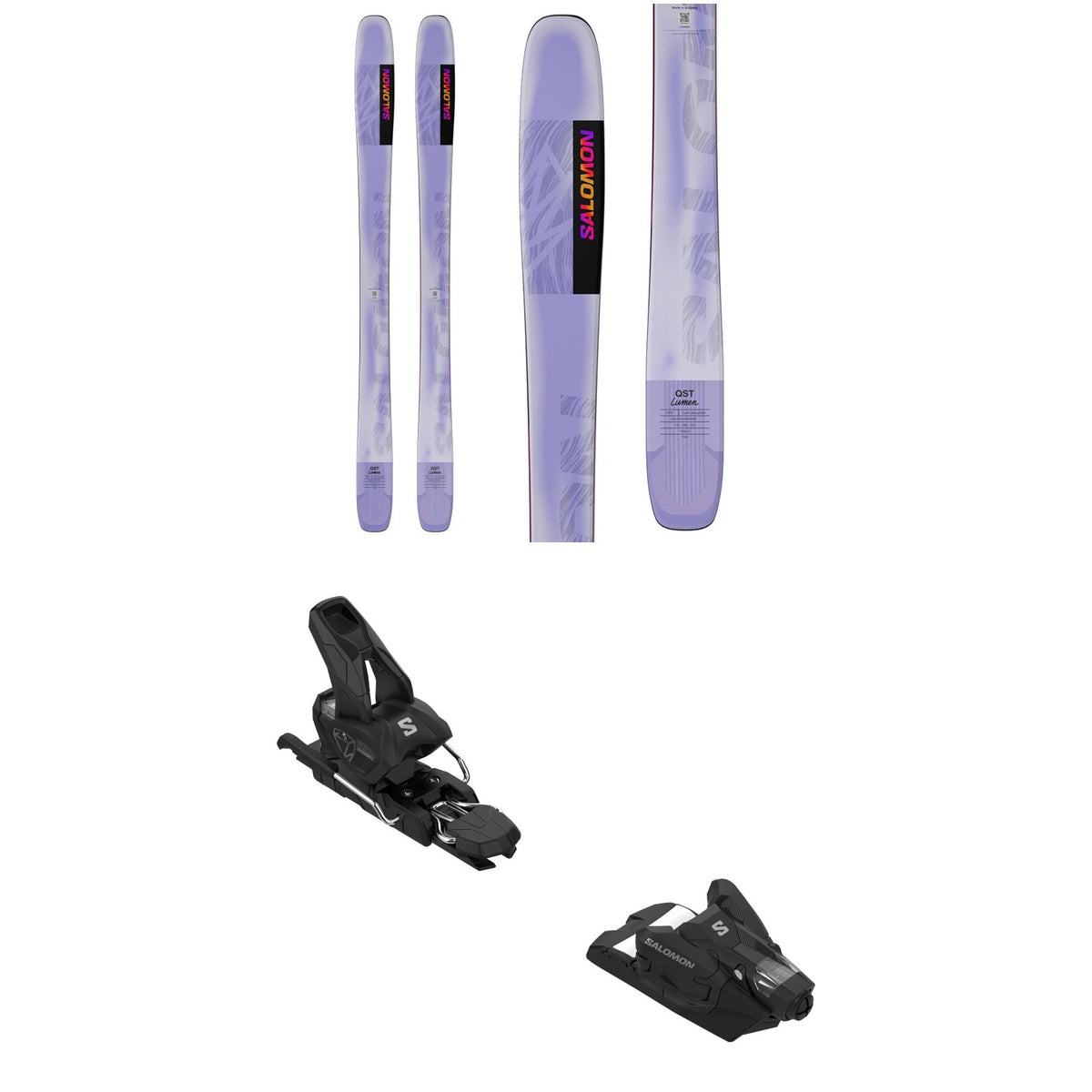 Salomon QST Lumen 98 Skis - Women's + Strive 12 GW Ski Bindings 2025
