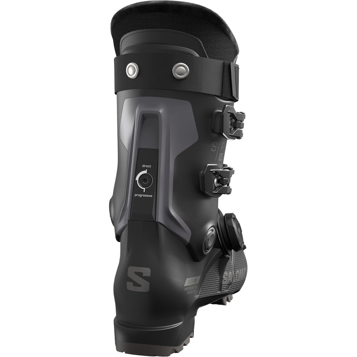 Salomon S/Pro Supra BOA X100 Ski Boots 2025 Black / Dark Grey Metallic / Dark Grey Metallic