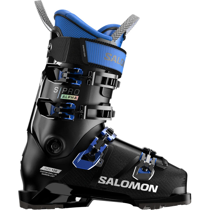 Salomon S Pro Alpha 120 GW Mens Ski Boots Black/Race Blue 27.5