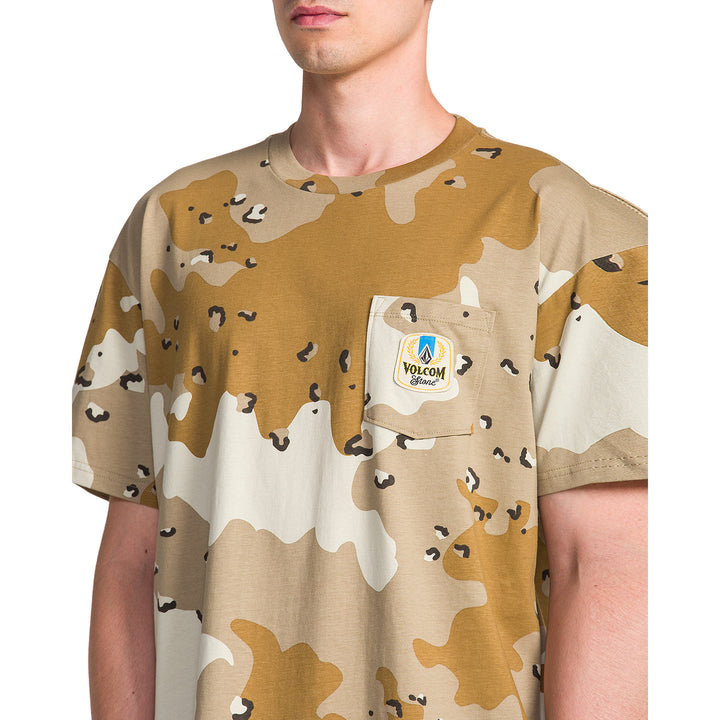 Volcom Desert Beers Pocket Short-Sleeve T-Shirt - Men's Light Khaki