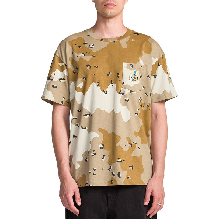 Volcom Desert Beers Pocket Short-Sleeve T-Shirt - Men's Light Khaki