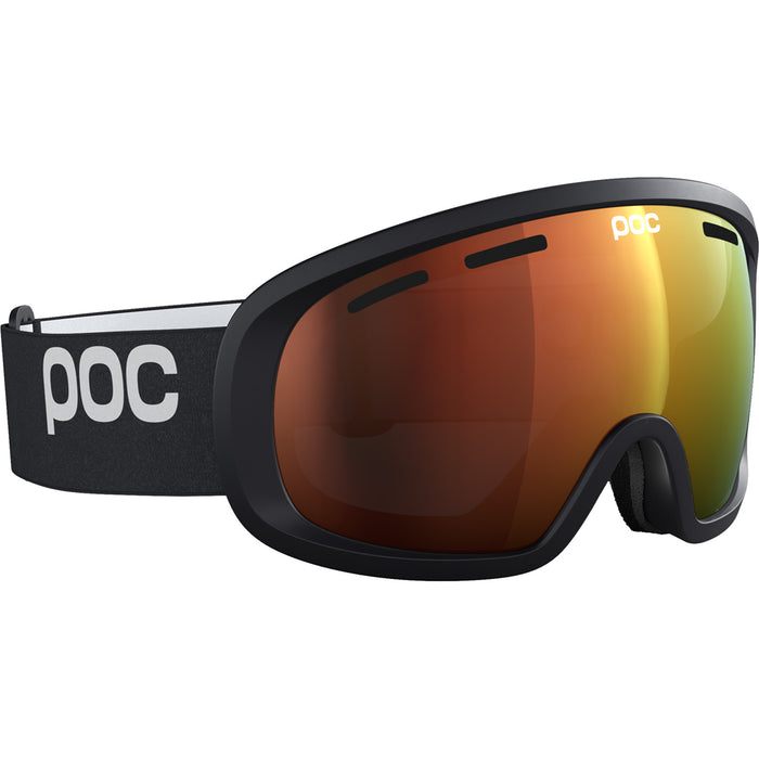 POC Fovea Mid Goggles Uranium Black/Partly Sunny Orange