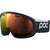 POC Fovea Mid Goggles Uranium Black/Partly Sunny Orange