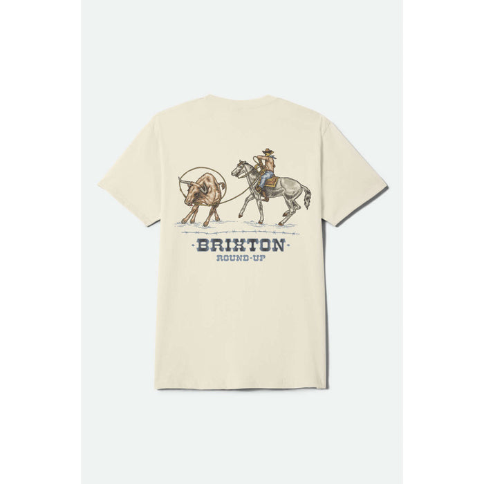 Brixton Hutchins Short-Sleeve Standard T-Shirt - Men's Cream