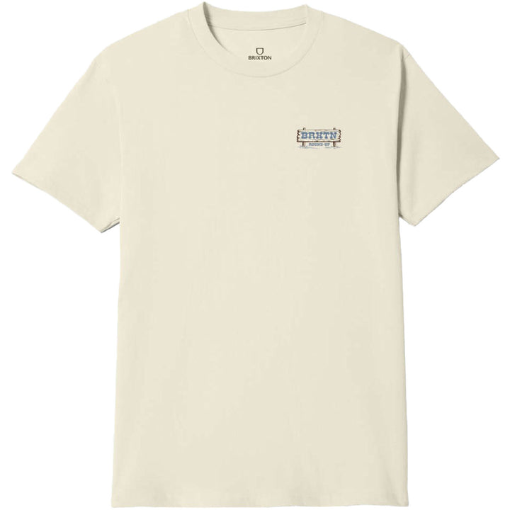 Brixton Hutchins Short-Sleeve Standard T-Shirt - Men's Cream