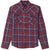Brixton Waylon Lightweight Overshirt - Men's Denim Plaid