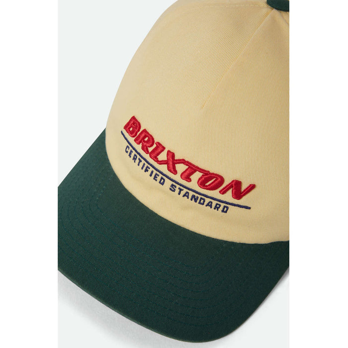 Brixton Certified Adjustable Hat Washed Celestial Yellow/Mediterranean Teal