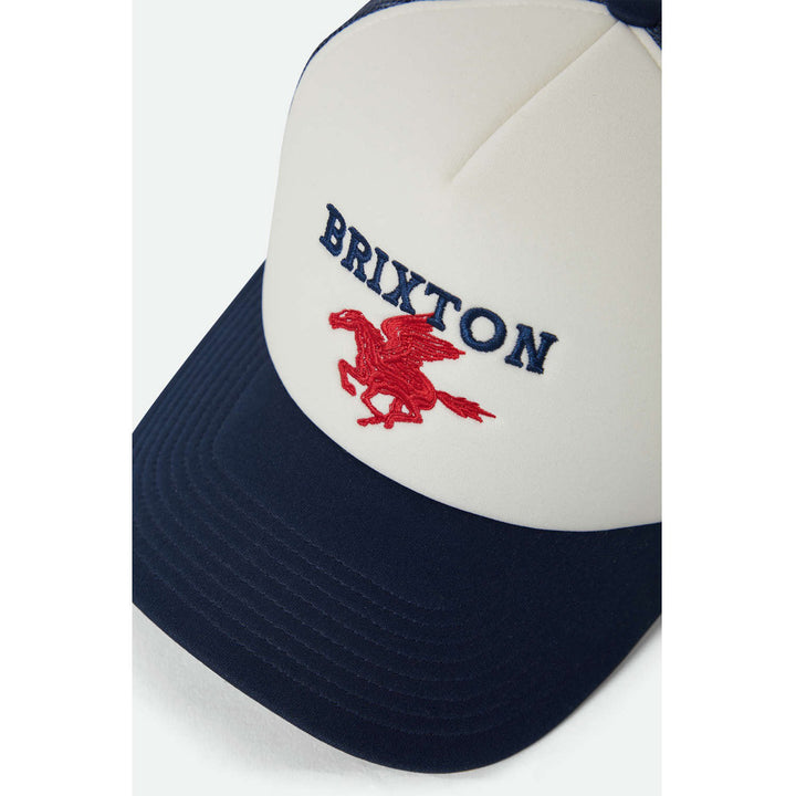 Brixton Pegasus NetPlus Trucker Hat Whitecap/Navy