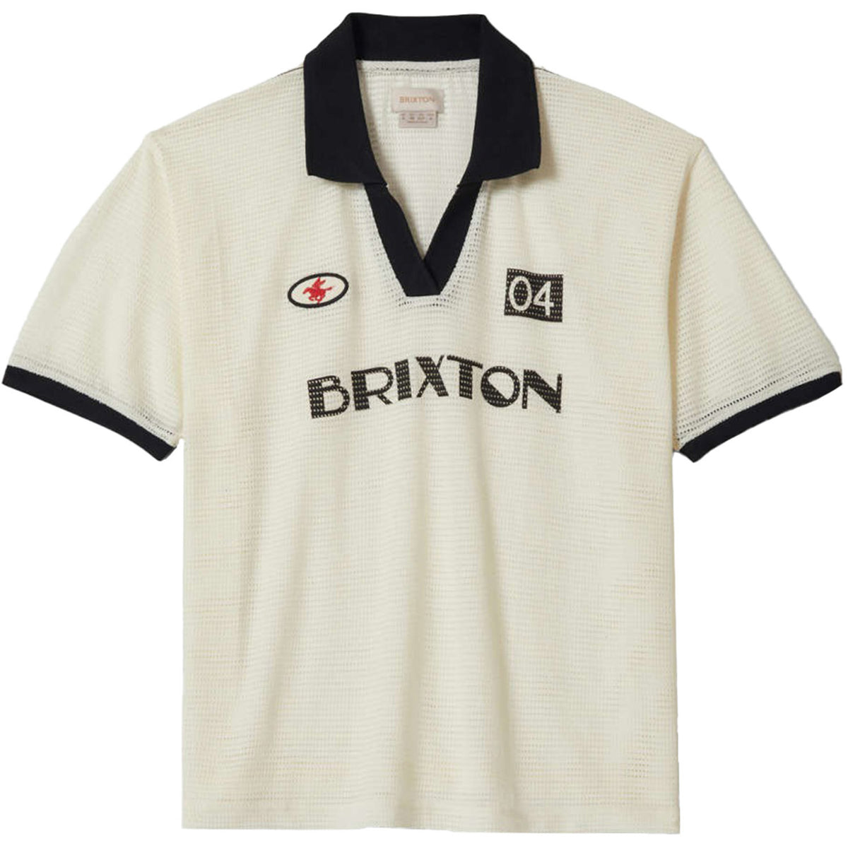 Brixton Varsity Tee - Women's Off White/Black