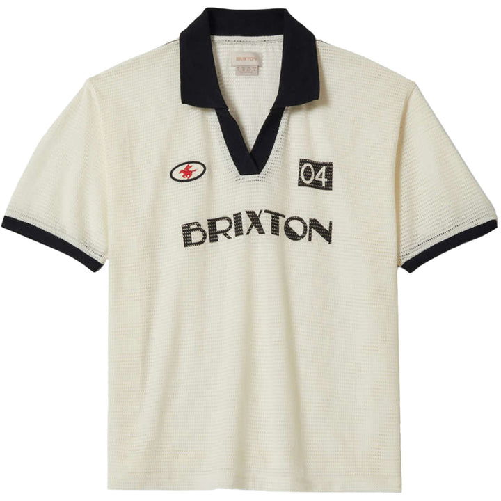 Brixton Varsity Tee - Women's Off White/Black
