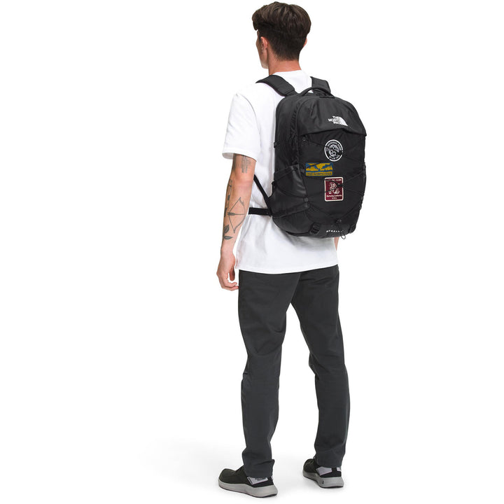 The North Face Borealis Backpack Tnf Black U Borealis Patch/Tnf White