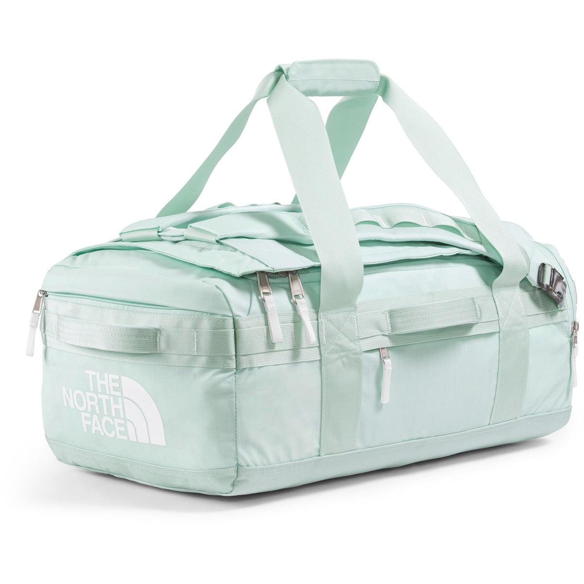 The North Face Base Camp Voyager 42L Duffle Bag Opal Frost/Pearl Stone/TNF White