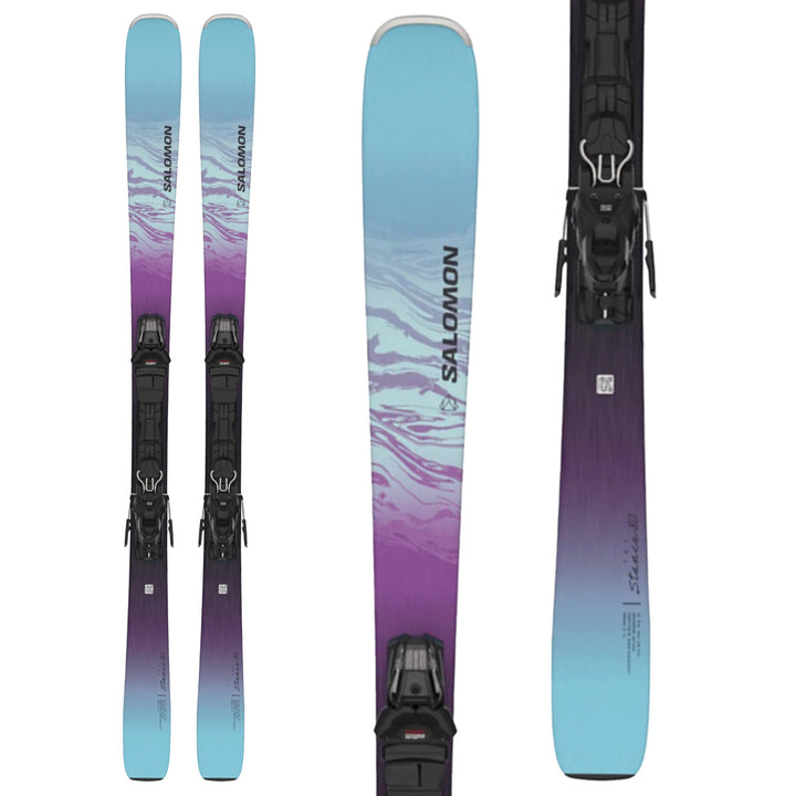 Salomon Stance W 80 Skis + EM 10 GW Binidngs - Women's 2025