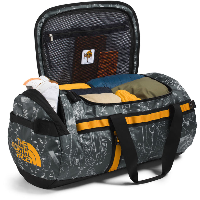 The North Face Base Camp Duffel Bag - M Opal Frost TNF Postcards Print/Opal Frost/Pearl Stone