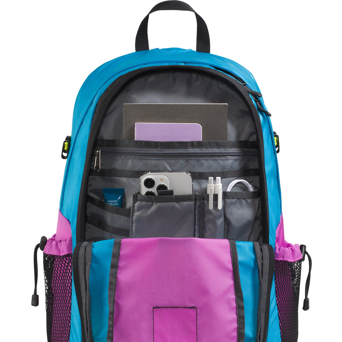 The North Face Hot Shot SE Backpack Meridian Blue/Violet Crocus/Fizz Lime