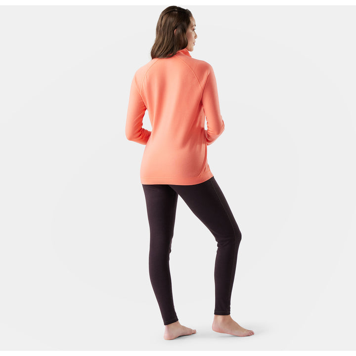 Smartwool Classic Thermal Merino Base Layer 1/4 Zip Top - Women's Coral Reef