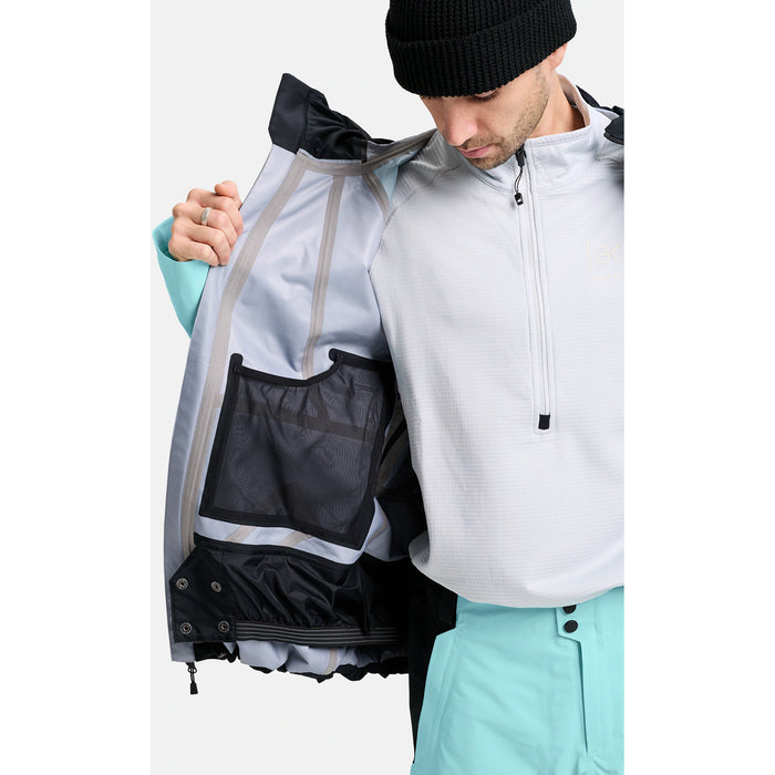Burton Reserve 3L Jacket - Men's True Black/Light Teal