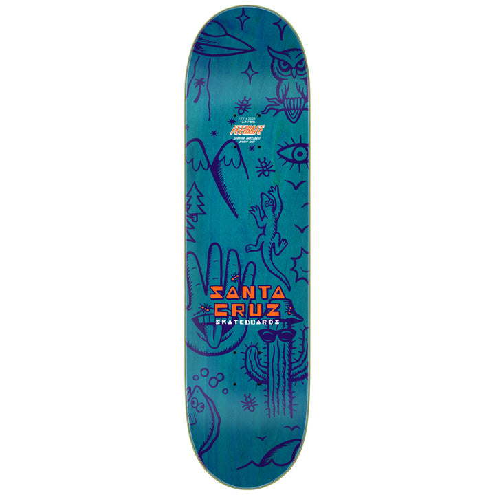 Santa Cruz Skateboards Tripper FeelBase 7.75 Skateboard Deck