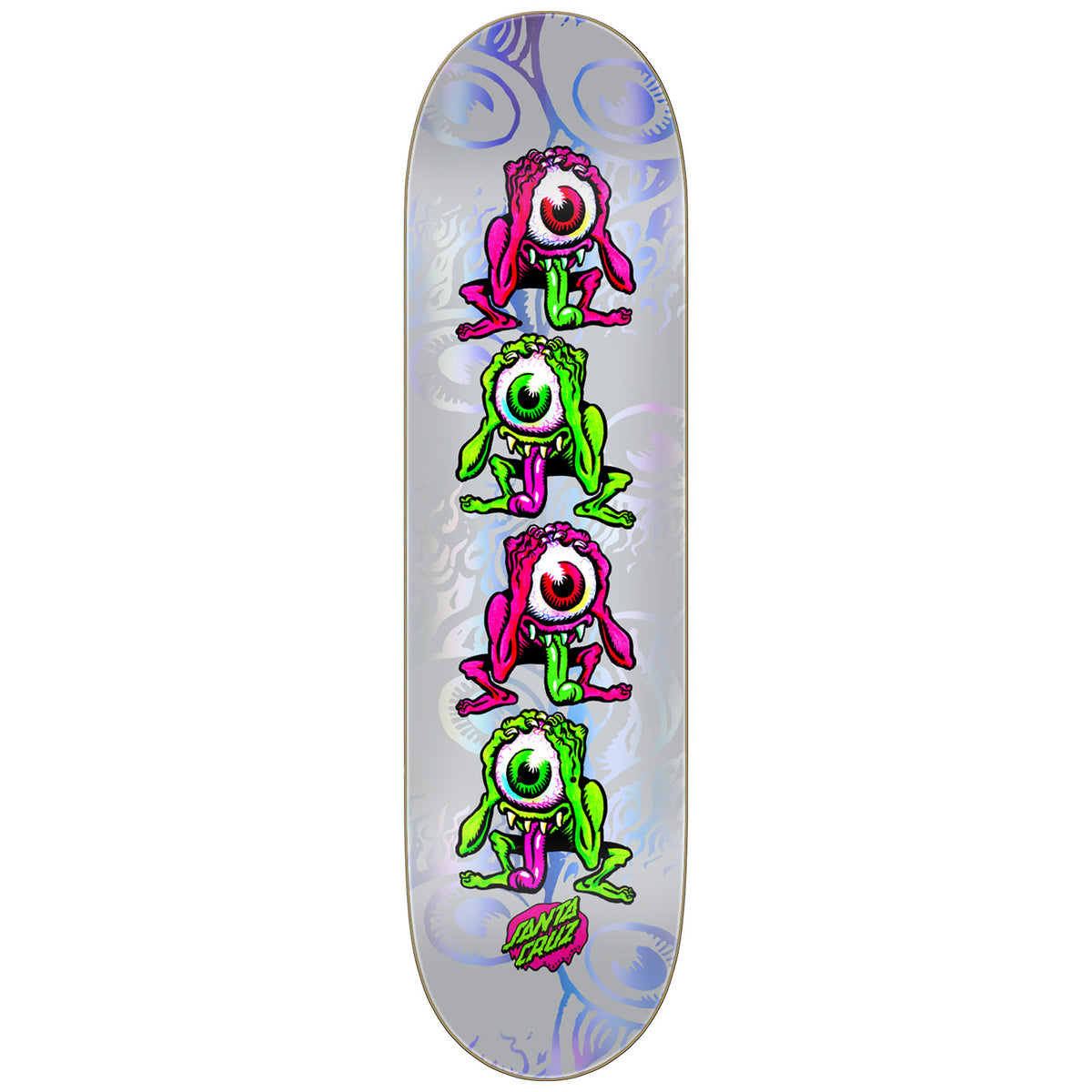 Santa Cruz Skateboards Eyegore Prismatic FeelBase 8.0 Skateboard Deck