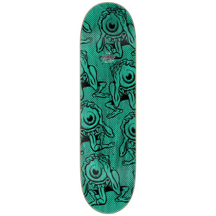 Santa Cruz Skateboards Eyegore Prismatic FeelBase 8.0 Skateboard Deck