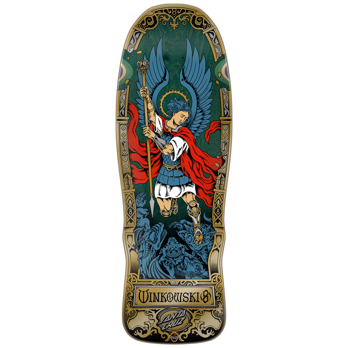 Santa Cruz Skateboards Winkowski Archangel Pro Shaped 10.35 Skateboard Deck