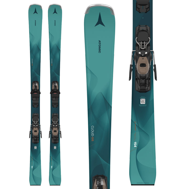 Atomic Cloud Q8 Skis + M 10 GW Ski Bindings - Women's 2025