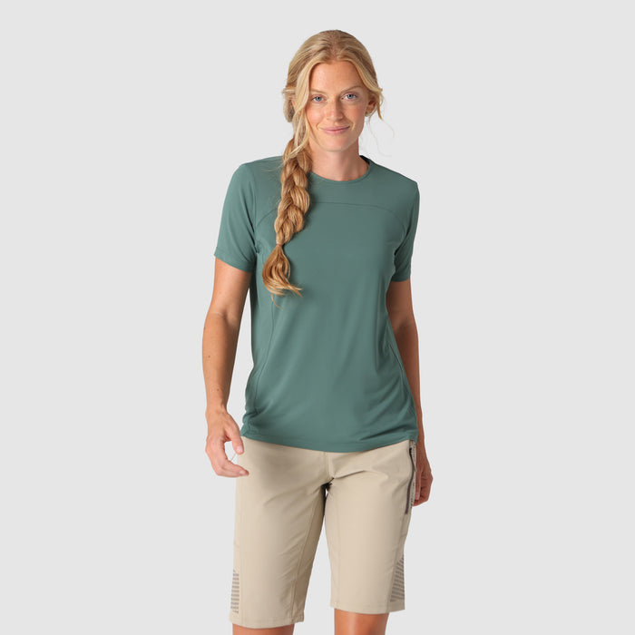 Outdoor Research Freewheel Short-Sleeve Jersey - Women's Malachite