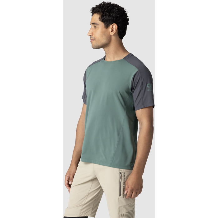 Outdoor Research Freewheel Short-Sleeve Jersey Storm/Malachite