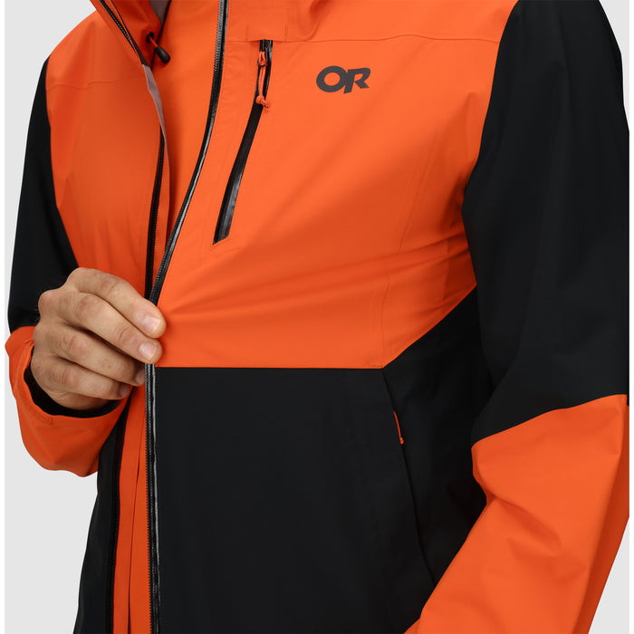 Outdoor Research Freewheel Stretch Rain Jacket Spice/Black
