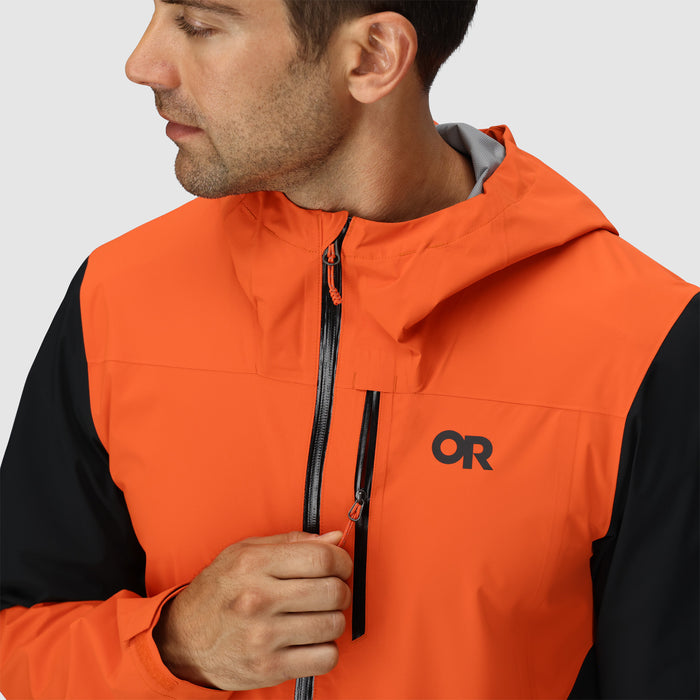 Outdoor Research Freewheel Stretch Rain Jacket Spice/Black