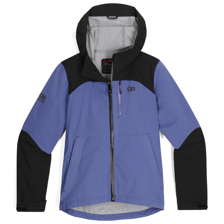 Outdoor Research Freewheel Stretch Rain Jacket - Women's Galactic/Black