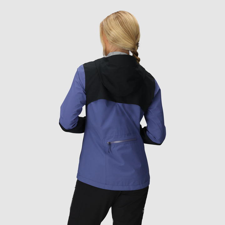 Outdoor Research Freewheel Stretch Rain Jacket - Women's Galactic/Black