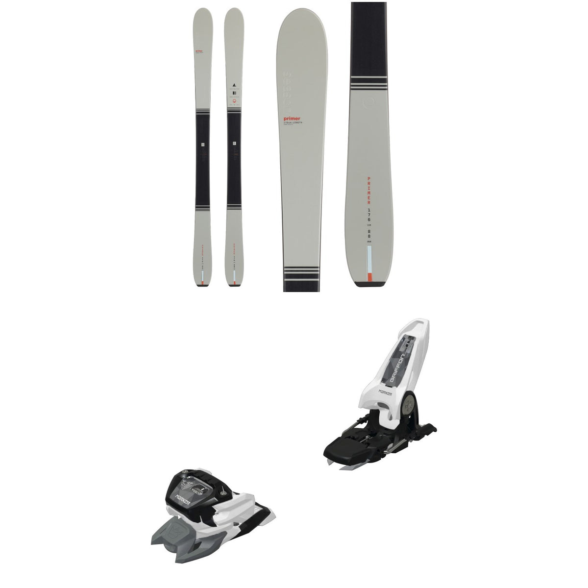 Season Primer Skis + Marker Griffon 13 ID Ski Bindings 2026