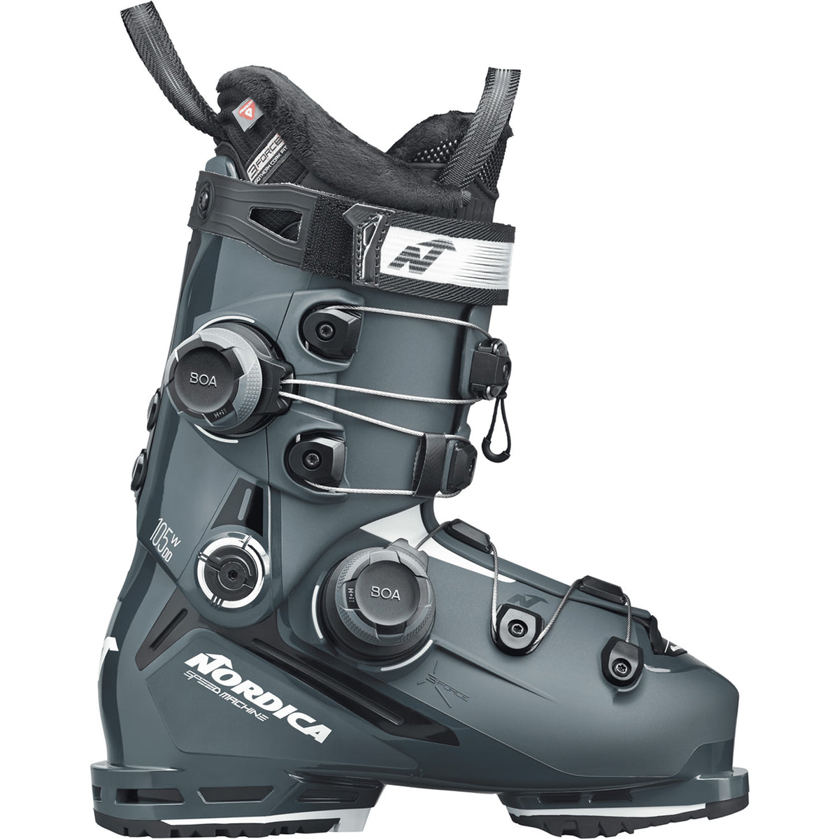 Nordica Speedmachine 3 105 DD BOA Ski Boots - Women's 2026 Green/Black/Aquamarine