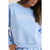 Rhythm Slouchy Crew Neck Fleece - Women's Sky