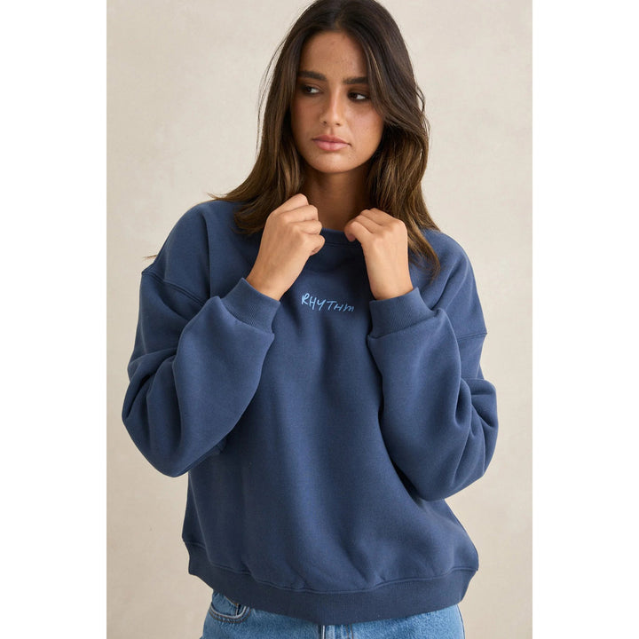 Rhythm Crew Neck Fleece - Women's Indigo