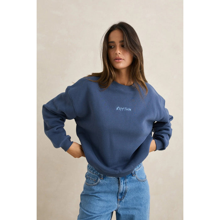 Rhythm Crew Neck Fleece - Women's Indigo