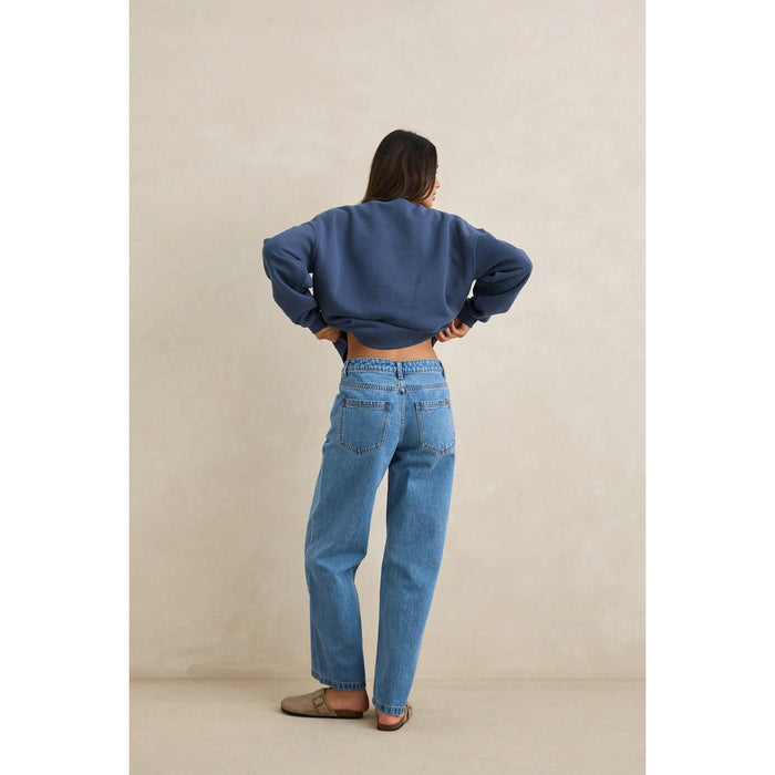 Rhythm Crew Neck Fleece - Women's Indigo