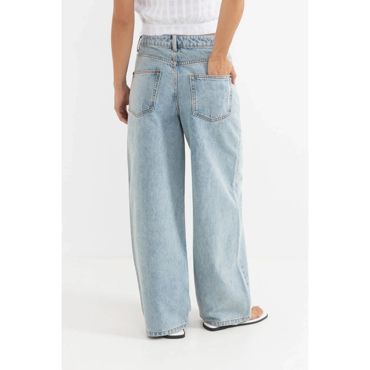 Rhythm Boyfriend Jeans - Women's Blue Wash