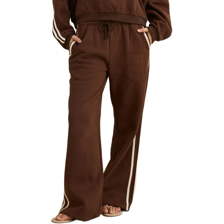 Rhythm Contrast Trackpants - Women's Brown