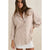Rhythm Valley Stripe Oversized Shirt - Women's Tan