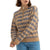 Rhythm Estelle Quarter Zip Striped Knit - Women's Cobalt