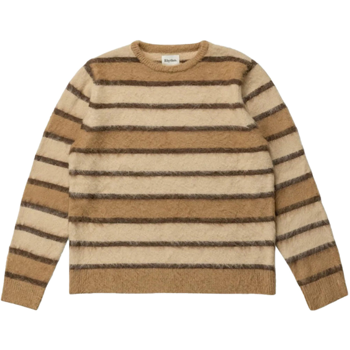 Rhythm Mohair Striped Knit - Men's Bark