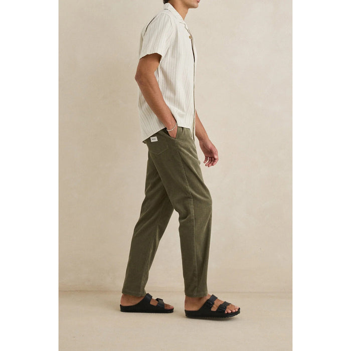 Rhythm Vacation Stripe Short-Sleeve Shirt - Men's Natural